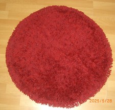 Wohnzimmerteppich Hochflor Shaggy weich rund