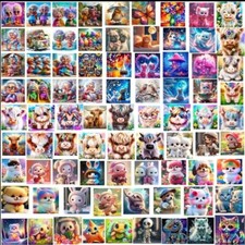 Diamond Painting Bilder 20x20cm verschiedene Motive