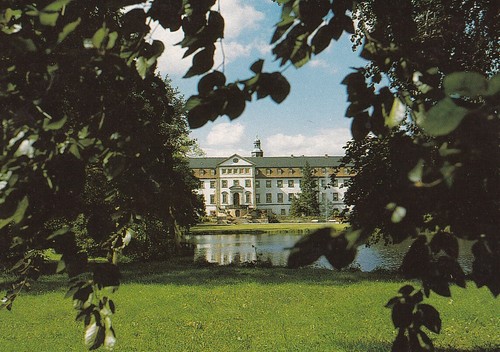 Alte postkarte schloß - postkarte,