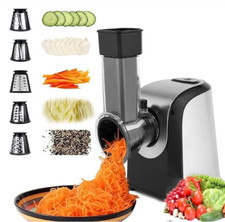 MEYKEY elektrische Gemüseschneider, 5in1 Gemüsehobel Gemüsereibe Multi Küchen
