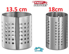 Neu IKEA ORDNING Edelstahl Besteckständer Küchenutensilienständer Abtropffläche 18 cm