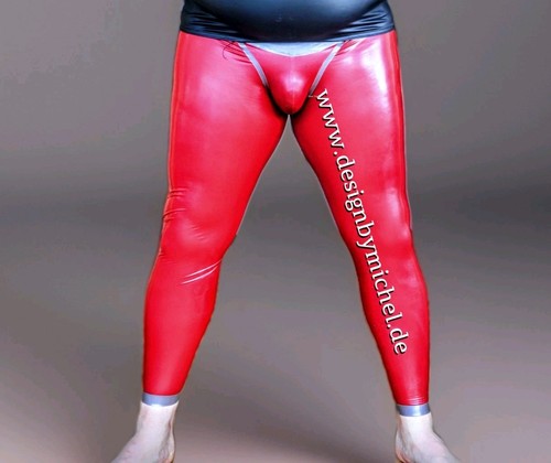 Latex leggings anatomisch - latex,