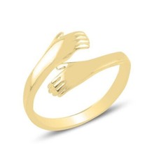 925 ECHT Silber Umarmende