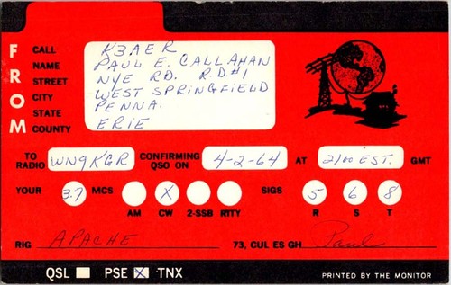 West springfield postcard - west, pa