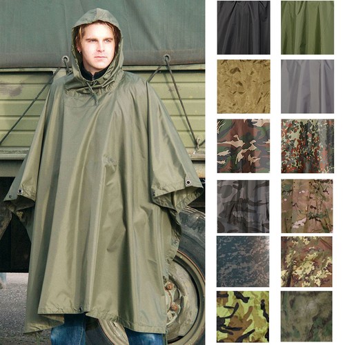 Regenponcho viele farben - us,