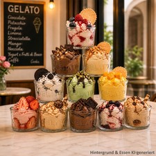 12x gelato glas eisbecher - gelato,