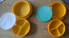 Tupperware Kinderteller  Retro Gelb 3 teilig 80er/80s