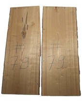 2x Sassafras Holz Brett