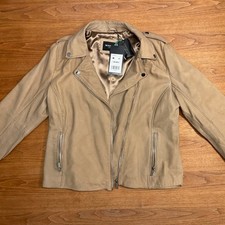 Damen Jacke Gr. 46 Braun Leder