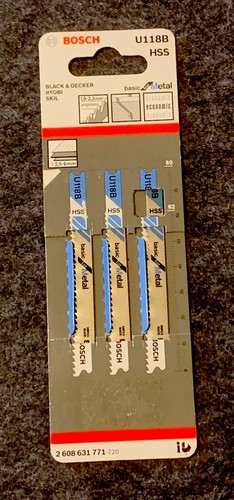 Bosch stichsägeblatt u118b - stichsägeblatt,