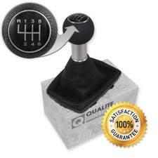 SCHALTKNAUF SCHALTSACK SCHALTMANSCHETTE FÜR AUDI A4 8E B6 B7 (00-08) 6 GANG