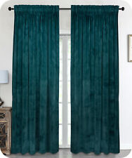 Samt Vorhang Kräuselband U-Band Gardine Velvet abdunkelnd und blickdicht