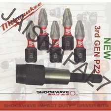 Milwaukee PZ2 Bits x 5 +