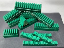 13x Besteckhalter f. Schubladen Halterung Besteckhalterung grün Filz Kunststoff