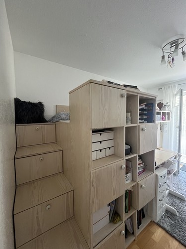 Hochbett mit integriertem