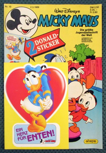 Micky maus 1989 heft - micky, 10
