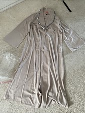 Abaya Kleid Beige  S/M L/XL