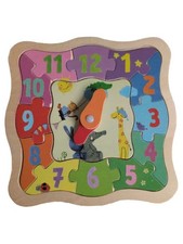 Eichhorn Lernuhr Steckpuzzle