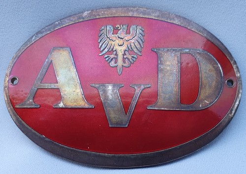 Avd mitgliedsplakette - avd,