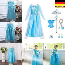 Halloween Kinder Eiskönigin Prinzessin Elsa Cosplay Kleid Party Mädchen Kostüme