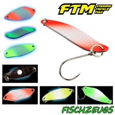 FTM Spoon Forelle Blinker Trout Lumi selbstleuchtend Köder Uv Aktiv Raubfisch