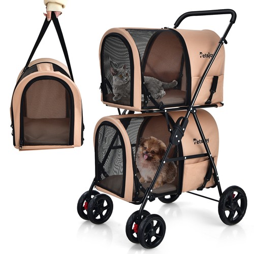 Haustierwagen klappbar trolley - haustierwagen,
