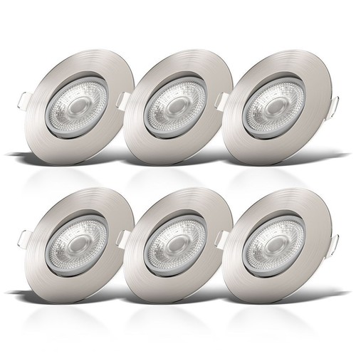 Led einbauleuchte dimmbar - 6x,