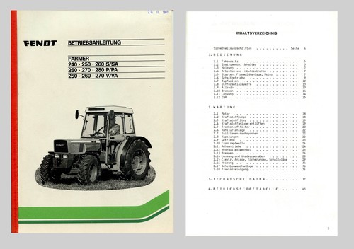 Fendt farmer 240 250 - farmer,