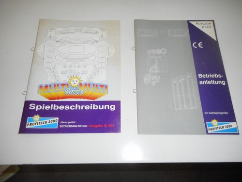 Anleitung für geldspielgerät - anleitung,