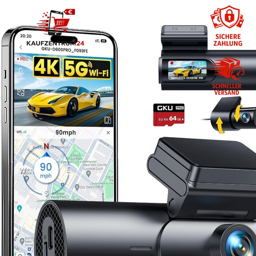 Dashcam vorne hinten 5ghz - dashcam,