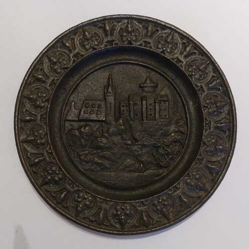 Vintage leisnig wandteller - vintage,