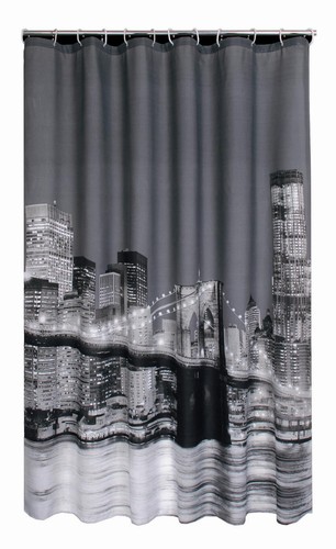 Duschvorhang manhattan 180x180 - duschvorhang,