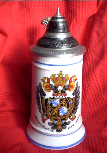 Bierkrug mit deckel - bierkrug, deckel-krug