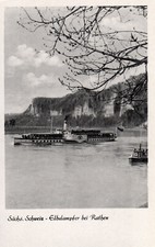 AK Elbedampfer DRESDEN um 1955