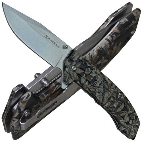 Black ice einhandmesser - black,