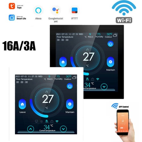 Lcd digital thermostat wifi - lcd,