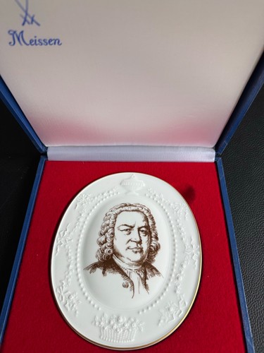 Meissen wandteller bach - meissen,