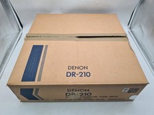 Denon DR-210 Stereo Cassette Tape Deck Horizontal Loading --- Beschreibung lesen