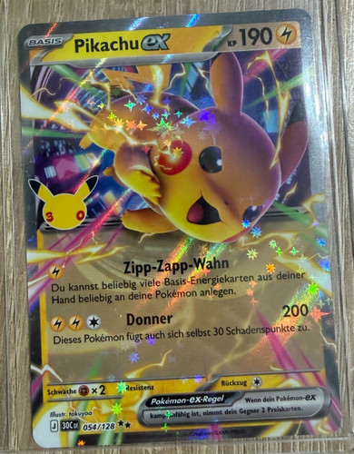 Pokemon jahre pikachu ex - pokemon,