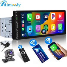 6.86" Autoradio Single 1Din Touchscreen Apple Carplay Android Auto Bluetooth KAM