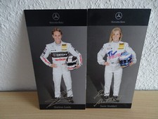 DTM 2007 Autogrammkarten gedr. Unterschrift von MB Mathias Lauda/Susie Stoddart