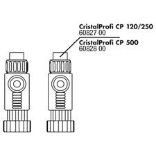 JBL Ersatzteil 2x Absperrhahn für CristalProfi 120/250 Aquarium Zubehör