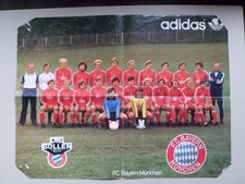 Mannschaftsposter FC Bayern München 1980/81 - Rarität