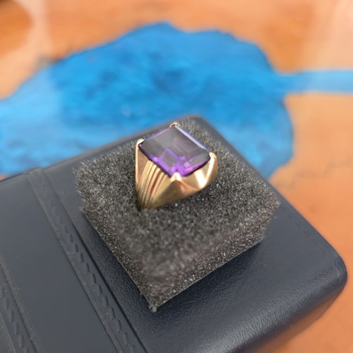 Herren ring gelbgold gold - gelbgold, 333
