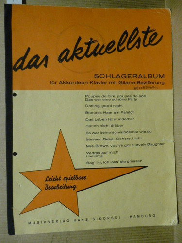 Musiknoten das aktuellste - ",