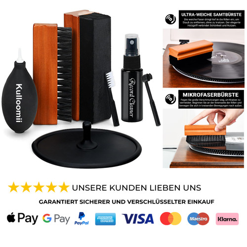 Teiliges vinyl reinigungsset - 7-teiliges, vinyl-reinigungsset