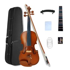 3/4 size Violin Student Violin Kit Spruce Top Solid wood Fittings For Student