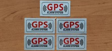 5x "GPS ALARM SYSTEM" Sticker