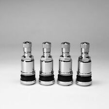 4 x Metallventile Chrom-Optik