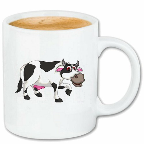Kaffeetasse fröhliche kuh mit - kaffeetasse,